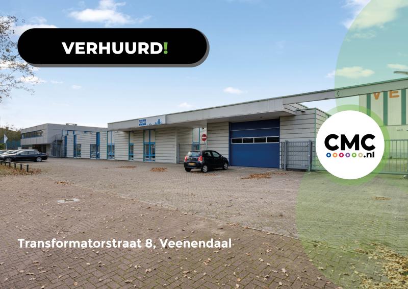 VERHUURD Bedrijfsruimte Veenendaal Transformatorstraat 8 CMC Bedrijfsmakelaars